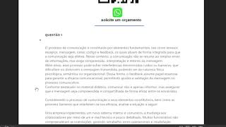 b) De que forma o feedback poderia ter contribuído para melhorar a eficácia da comunicação?