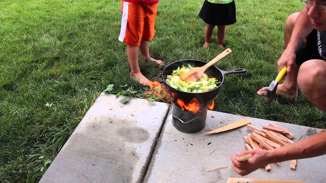 Using Paint Can For Rocket Stove Using Paint Can For Rocket Stove