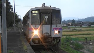 【ローカル線】JR芸備線 塩町駅に備後落合駅行き到着