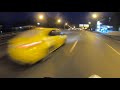 KTM SMC 690 R - 193 km/h in Moscow at night // НОЧНОЙ ПРОСТРЕЛ НА МОТАРДЕ
