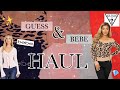 BEBE &amp; GUESS HAUL | BLING TOPS✨