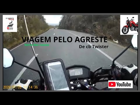 descendo a Serra das Russas de Cb Twister 250 viagem a Vertentes 02 volta(parte final)