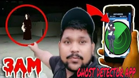 SEARCHING REAL GHOST *AT MIDNIGHT* WITH GHOST DETECTOR APP