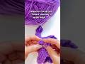 Beautiful crochet puff flowers blooming in purple magic 💜✨ #crochet #crochetflower #puffstitch #han