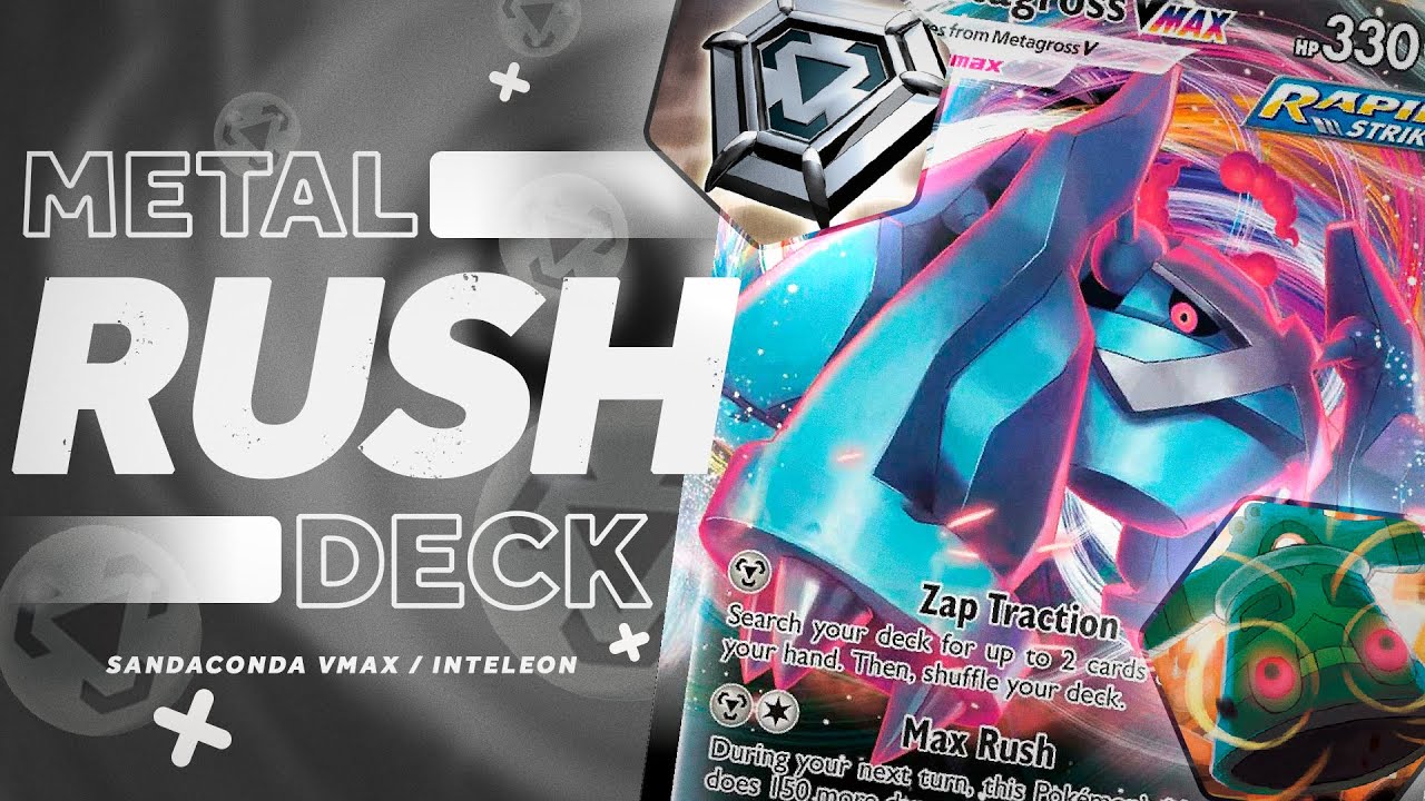 METAL RUSH with METAGROSS VMAX and Bronzong! [Pokemon TCG Online] - YouTube