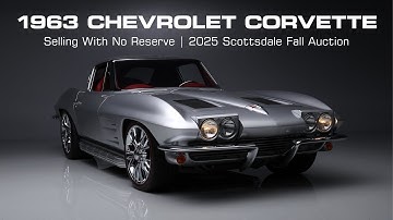 FIRST LOOK // 1963 Chevrolet Corvette Split-Window - BARRETT-JACKSON 2025 SCOTTSDALE FALL AUCTION