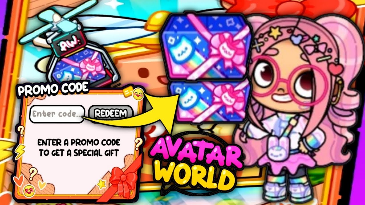 *NEW* PROMO CODE RAINBOW COUPON 3 DAN 4 AVATAR WORLD PAZU YouTube