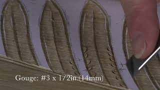 How to Carve a Fern House Sign - 5 Leaves