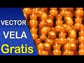 Vector Gratis: Vectores de Candelas o Velas, Ilustraciones Gráficas 1