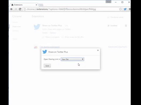Chrome Extension Options