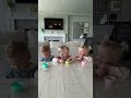 How did the triplets do with their dont eat it challenge 