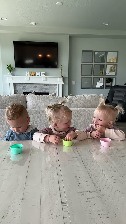 How did the Triplets do with their “Don’t eat it” challenge? 🤪🤣