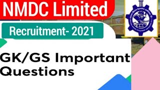 NMDC WORKMAN RECRUITMENT 2021..Gk/G's Top Important Questions in Bilingual..Target Job.