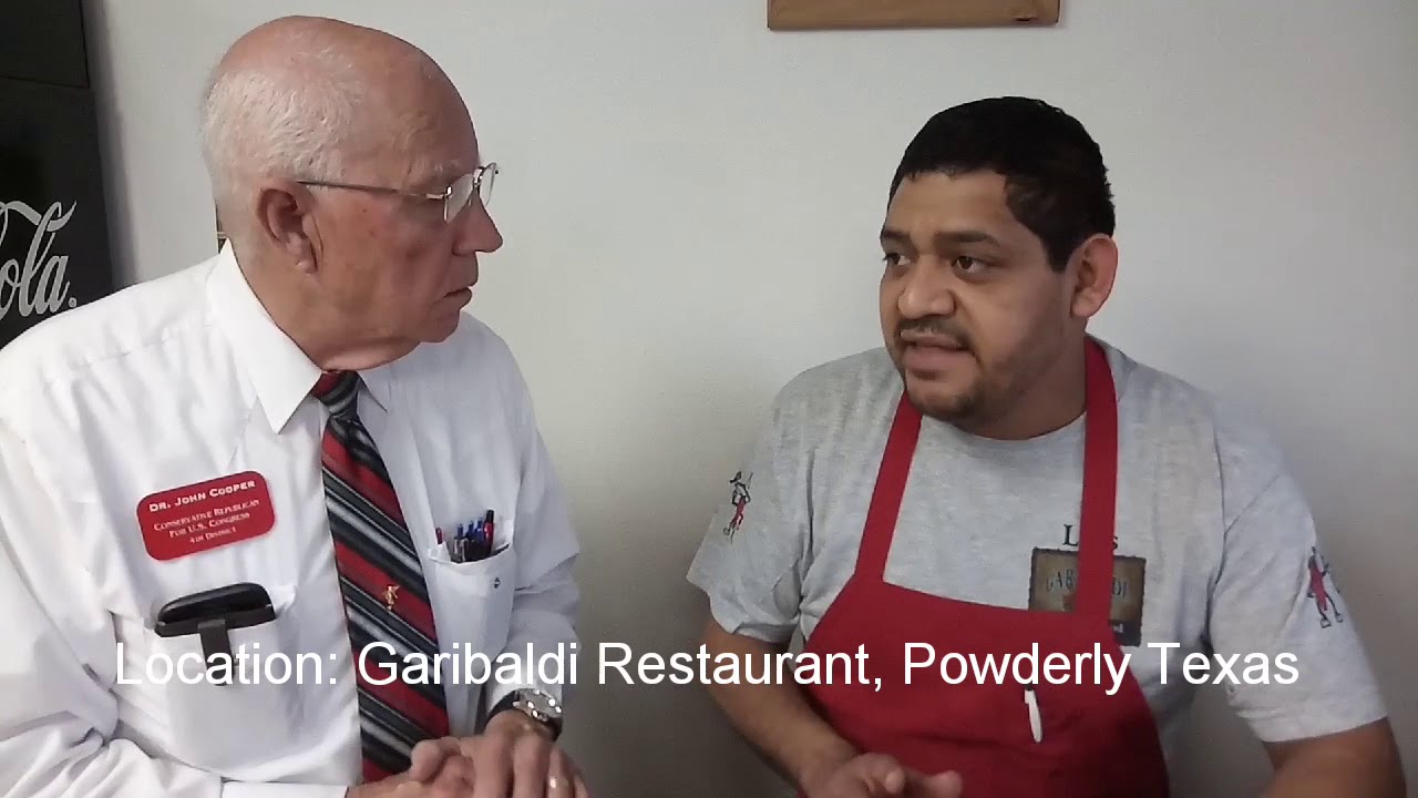 John Cooper for Congress with Small Business Owner Luis Rodriguez