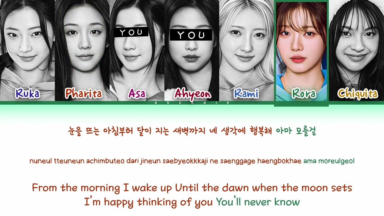 (KARAOKE) BABYMONSTER - 'Really Like You' but you are ASA & Ahyeon (Color Coded Lyrics)
