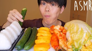 【咀嚼音】漬物を食べる（きゅうり、たくあん）pickles【Eating Sounds】