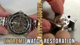 Armbanduhr Restauration EXTREM | Wiederherstellung einer zerstörten Uhr