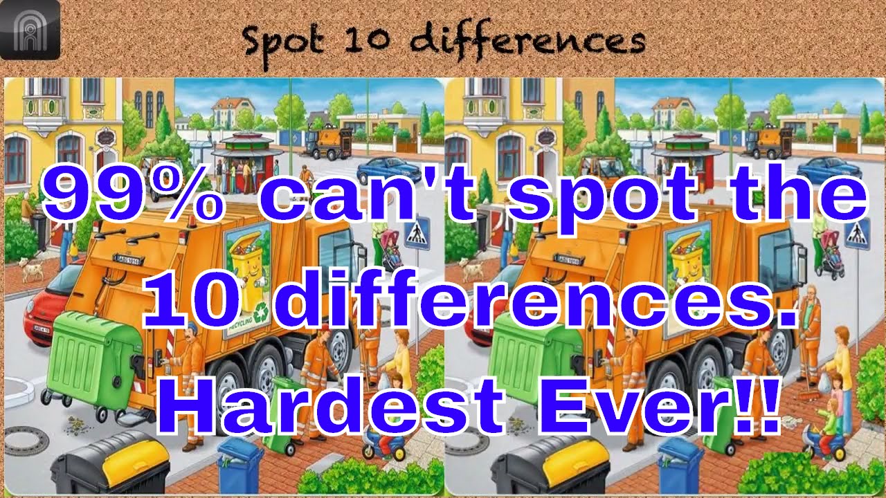 Spot the difference games.. 10 differences.. Hardest ever! [Part 2