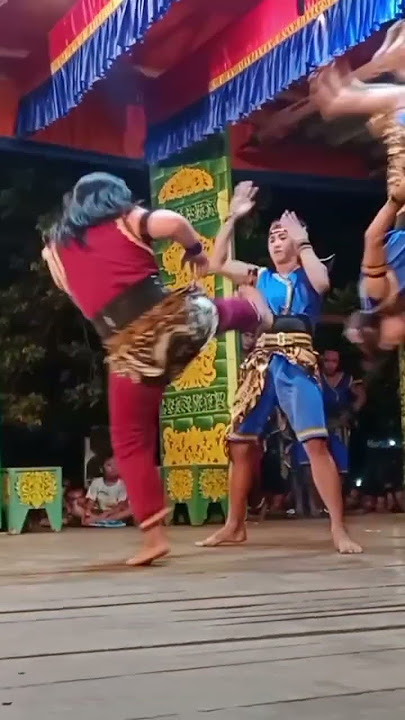 aksi perang ketoprak siswo budoyo #shorts #short