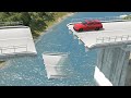 Cars vs Broken Bridge #2 – BeamNG.Drive