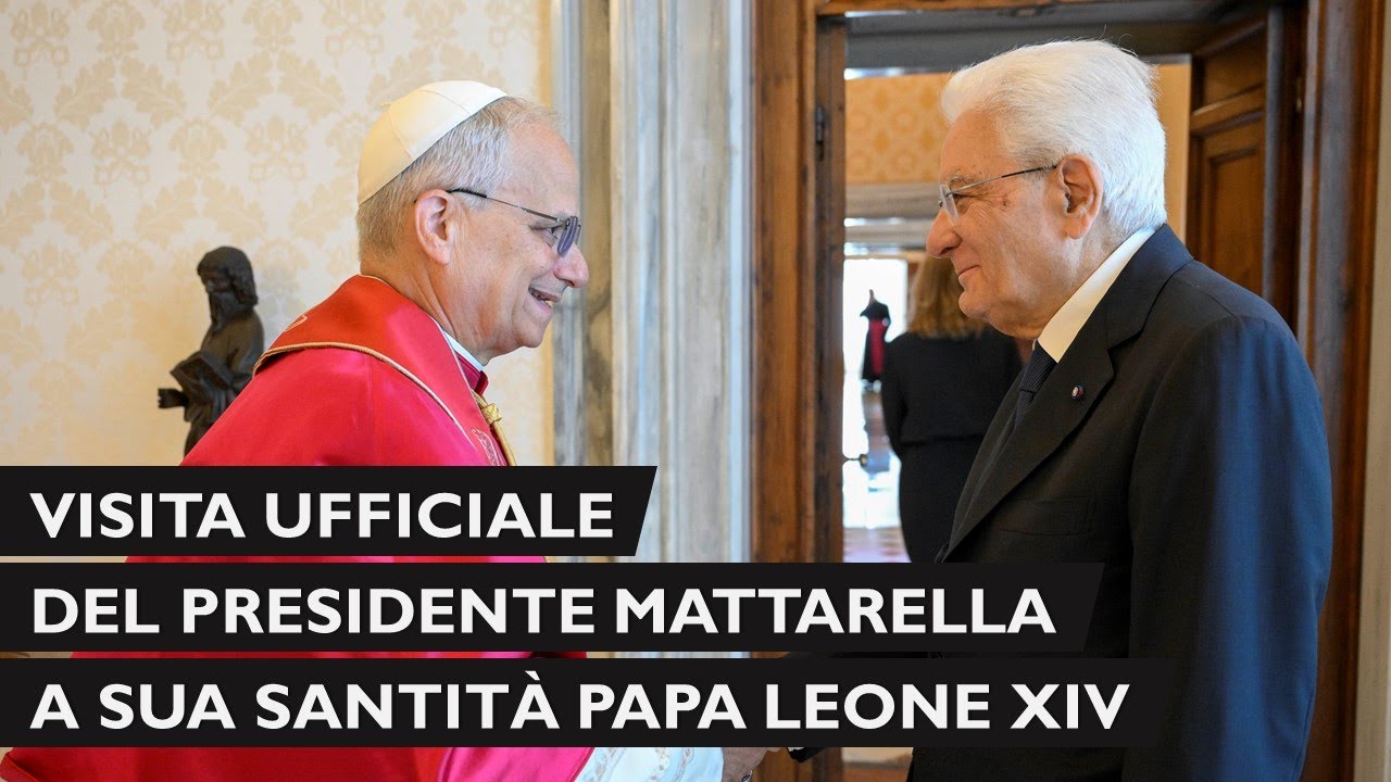 Mattarella incontra Sua Santità Papa Leone XIV in Vaticano