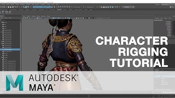 CHARACTER RIGGING IN MAYA FOR GAME PRODUCTION - MAYA 3D COURSE - EASY TUTORIAL