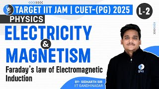 ⁠Faraday’s law of Electromagnetic induction | IIT JAM  | CUET PG 2025 | Physics | L2 | IFAS