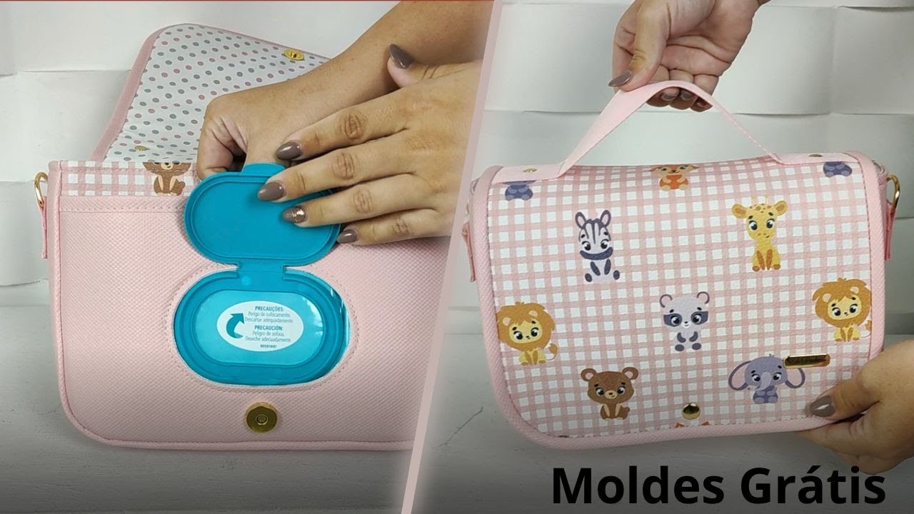 PORTA FRALDAS KIT HIGIENE