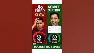 Jio Fiber SECRET Setting DOUBLES Your Speed Instantly #shorts