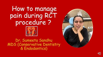 How to manage pain during RCT procedure| Endo emergency| Endodontic flare up