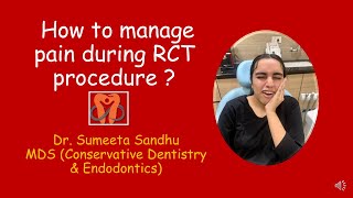 How to manage pain during RCT procedure| Endo emergency| Endodontic flare up