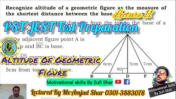 Perimeter | Lec 11 | Altitude | Geometry | PST JEST Test Preparation