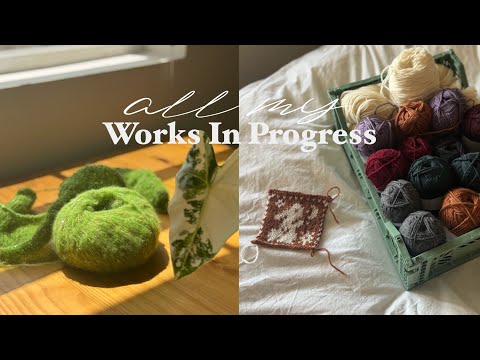 Q: 문어발 감당이 되나요? A: 아니오 | 1 FO, 9 WIPs & 뜨개실 쇼핑