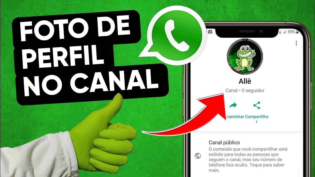 Como Colocar foto de perfil no teu Canal do Whatsapp - YouTube