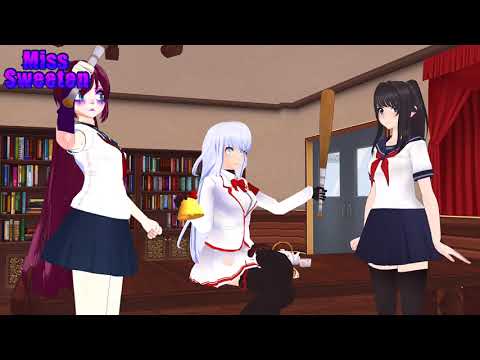 【MMD x Yandere Simulator】Tom and Jerry parody | Fit to be tied