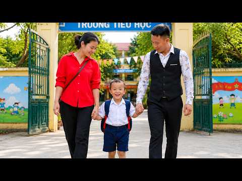 CEO Hung and I Took Nam to School for the First Time–Cooking a Delicious Family Meal| Trieu Thi Thuy