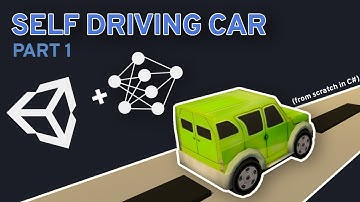 🚗 Neural Networks and Genetic Algorithms for a Self Driving Car in Unity [Part 1/3] 🚗
