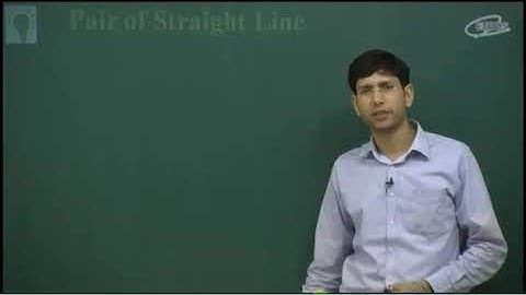Pairs of straight line mc sir iit jee