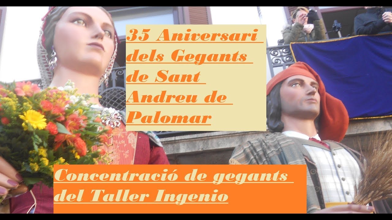 35 Aniversari dels gegants de Sant Andreu de Palomar 3/12/17