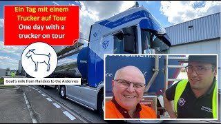 Ein Tag mit Leben einem Trucker auf Tour   One day together with a trucker on tour