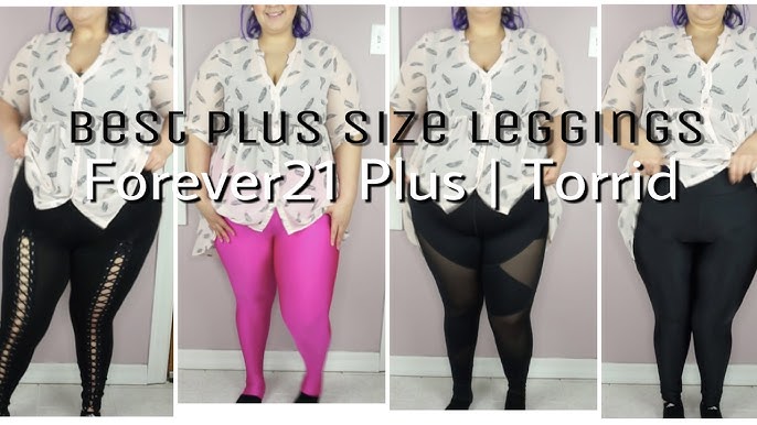 PLUS SIZE HAUL: HOLOGRAPHIC LEGGINGS : TORRID, FOREVER 21 PLUS & ESHAKTI 