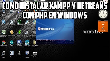 Como instalar Xampp y Netbeans con PHP en Windows