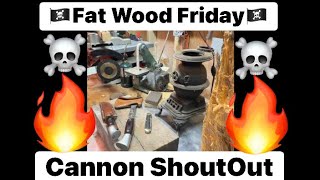 "Fatwood Friday Gong Blasting Cannon Shoutout & Tiny Potbelly Stove Fire Show"@NewAgainKnifeReviews