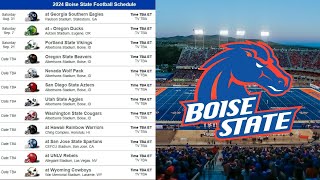 Boise St Football 2024 Schedule Preview & Prediction