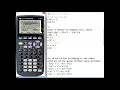TI89 - Solve Differential Equations using the Euler Method - Step by Step