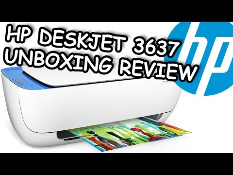 HP DeskJet 3637 All in One Wi-Fi Printer Review 2017 (UNBOXING)