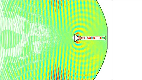 Radiation from a parabolic antenna in motion
