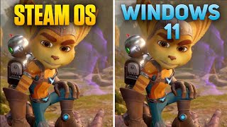 SteamOS vs Windows 11 - Ratchet & Clank: Rift Apart - Steam Deck