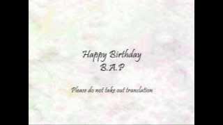 B.A.P - Happy Birthday [Han & Eng]
