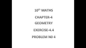 10TH MATHS EXERCISE 4.4 Q.NO-4 #PQ IS A TANGENT DRAWN FROM A POINT P TO A CIRCLE WITH CENTRE ......